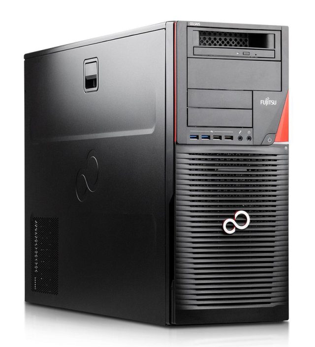 FUJITSU Workstation Celsius R940, Refurbished Grade A Repainted, 2x E5-2650 V4, 32GB, 256GB SSD, Quadro FX 580, DVD, FreeDOS