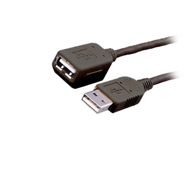 Καλώδιο MediaRange USB 2.0 Extension AM/AF 5.0M Black (MRCS108)