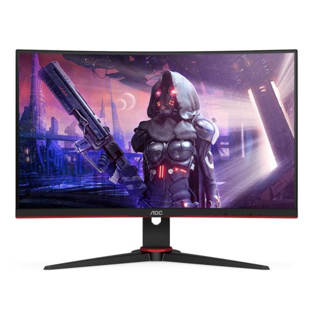 AOC C24G2AE/BK Curved Led Gaming Monitor 24'' with Speakers (C24G2AE/BK) (AOCC24G2AE)