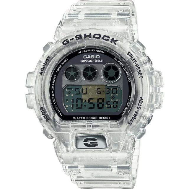 Casio Ψηφιακό Ρολόι Μπαταρίας με Λευκό Καουτσούκ Λουράκι (DW-6940RX-7ER) (CASDW6940RX7ER)