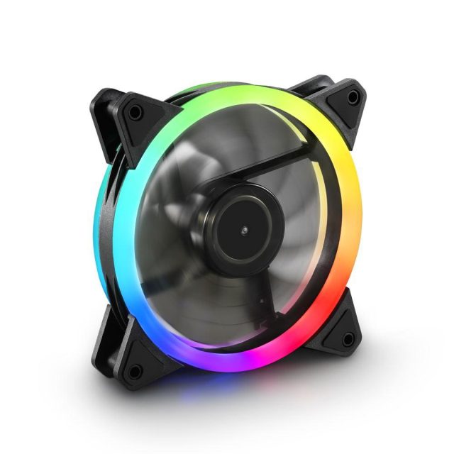 Sharkoon SHARK Blades PWM Case Fan 120mm με RGB Φωτισμό και Σύνδεση 3-Pin / 4-Pin (SHBLPWMRGBFAN) (SHRSHBLPWMRGBFAN)