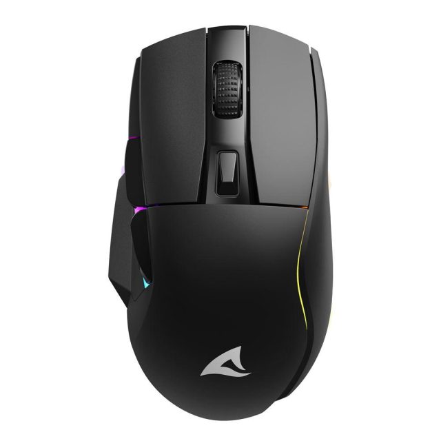 Sharkoon SGM50W Ασύρματο RGB Gaming Ποντίκι 6400 DPI Μαύρο (SGM50WBK) (SHRSGM50WBK)