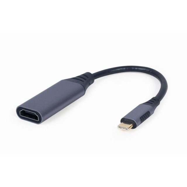 Gembird Μετατροπέας USB-C male σε HDMI female Γκρι (A-USB3C-HDMI-01) (GEMA-USB3C-HDMI-01)