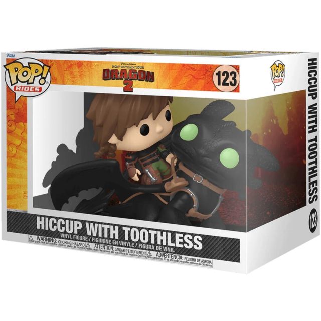 Funko Pop! Rides: How to Train Your Dragon - Hiccup with Toothless #123 Deluxe (FNK11811)