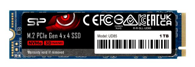 SILICON POWER SSD PCIe Gen4x4 M.2 2280 UD85, 1TB, 3.600-2.800MB/s