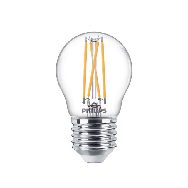 Philips E27 LED WarmGlow Filament Ball Bulb 1.8W (25W) (LPH02543) (PHILPH02543)