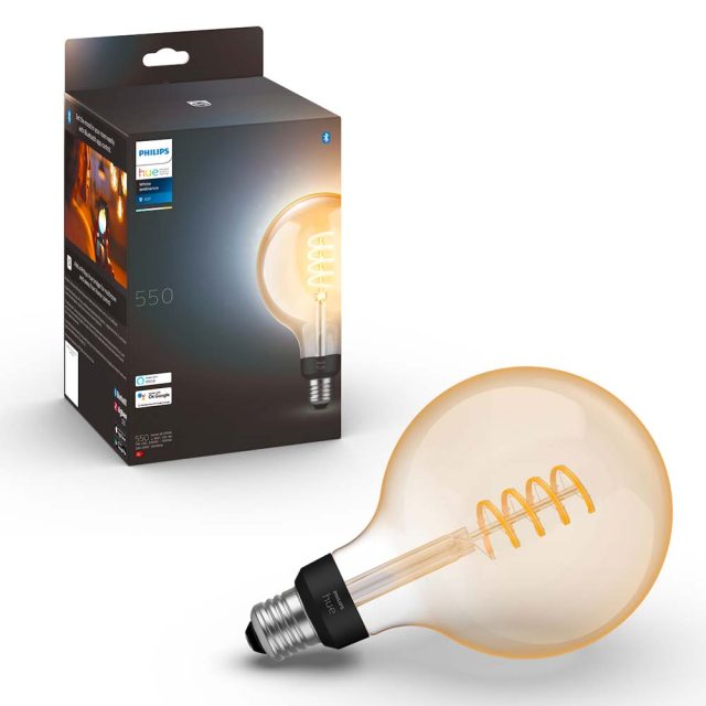 Philips Hue Filament E27 Globe G125 White Ambiance 550 lumens 7W (LPH02738) (PHILPH02738)