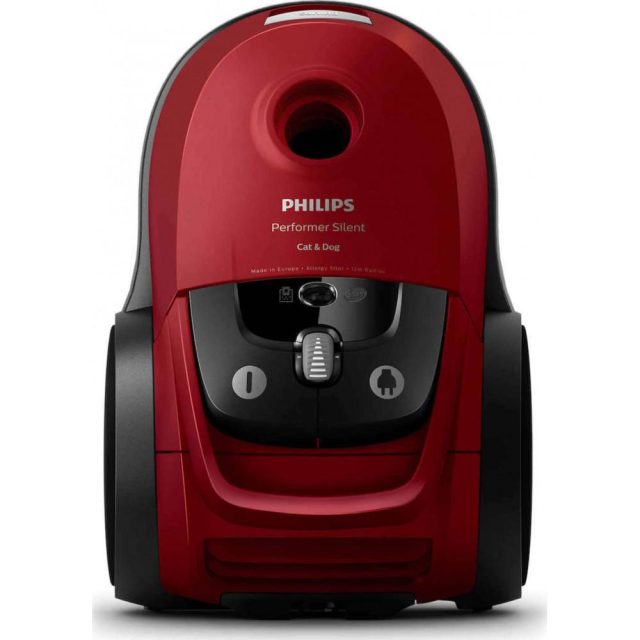 Philips Performer Silent Ηλεκτρική Σκούπα 750W με Σακούλα 4lt Κόκκινη (FC8784/09) (PHIFC8784-09)