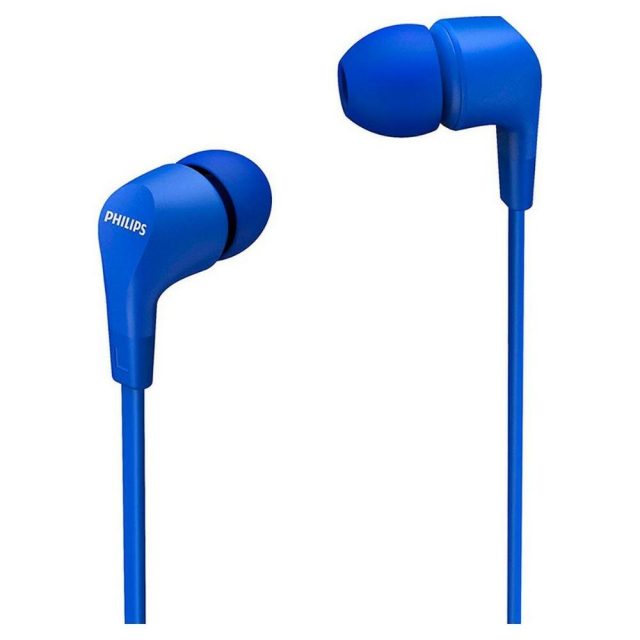 Philips In-ear Handsfree με Βύσμα 3.5mm Μπλε (TAE1105BL/00) (PHITAE1105BL-00)