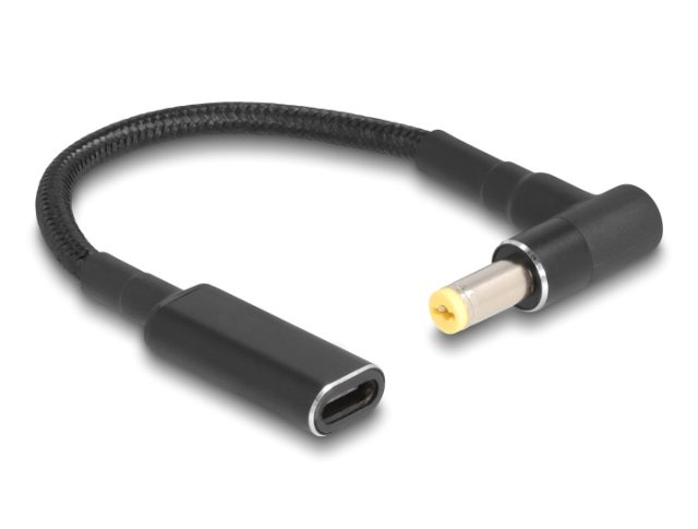 POWERTECH καλώδιο τροφοδοσίας CAB-UC070, USB-C σε Acer 5.5x1.7mm, μαύρο