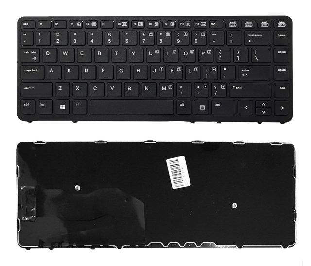 Πληκτρολόγιο για HP Elitebook 840 G1 G2, μαύρο