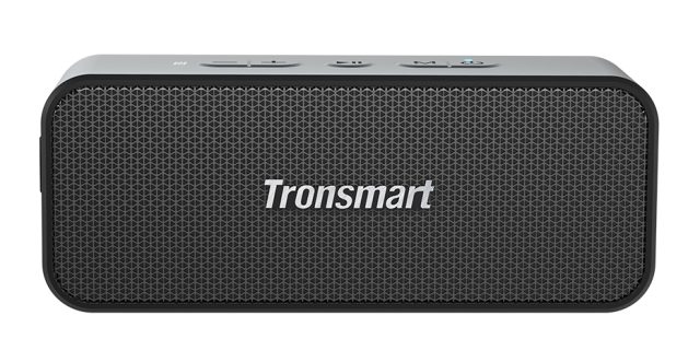 TRONSMART φορητό ηχείο T2 Plus Upgraded, 20W, Bluetooth/NFC, 4000mAh, μαύρο
