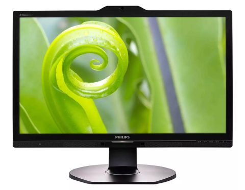 PHILIPS used οθόνη 241P6Q IPS-LED, 23.8" Full HD, VGA/DVI/DisplayPort/HDMI, Cam, Grade B