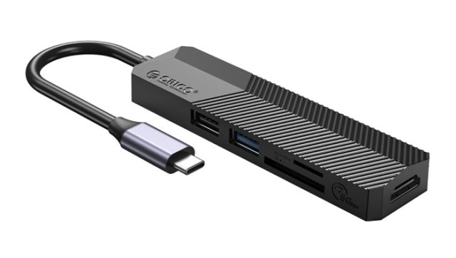 ORICO docking station MDK-5P, 5 θυρών, USB-C σύνδεση, 4K, μαύρο