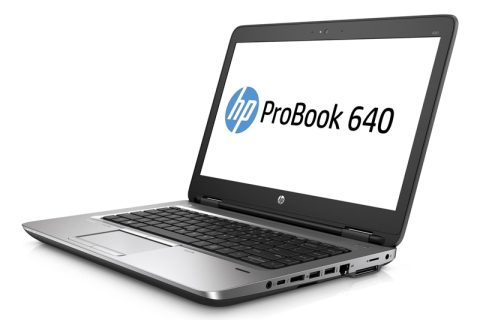 HP Laptop ProBook 640 G2, Refurbished Grade B, i5-6300U, 8/256GB M.2, Cam, 14", HD Graphics 520, FreeDOS