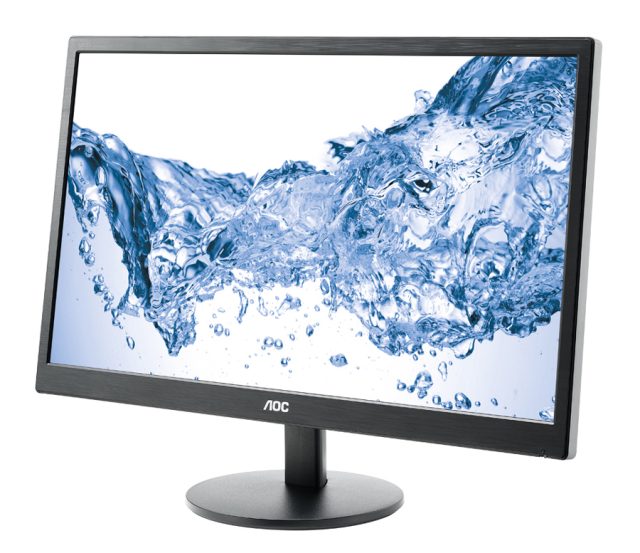 AOC used οθόνη E2470SW LED, 23.6" 1920x1080, VGA/DVI, Grade B