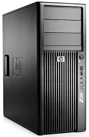 HP Z200 Tower i5-650/4GB/250GB/DVDRW/FirePro W2100 2GB