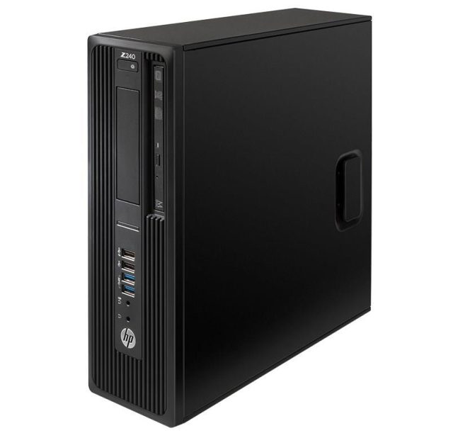HP Z240 SFF Xeon E3-1230v5 (4-Cores)/32GB/256GB NVMe/2 x Quadro NVS 310 1GB