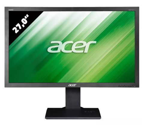 ACER used οθόνη B273HL LED, 27" 1920x1080, VGA/DVI/HDMI, Grade B