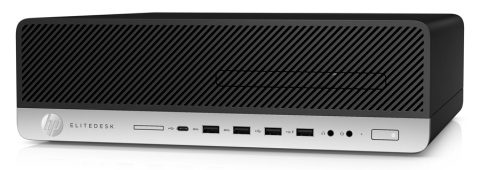 HP PC EliteDesk 800 G3 SFF, Refurbished Grade A Repainted, i5-6500, 8/128GB SSD, DVD, FreeDOS