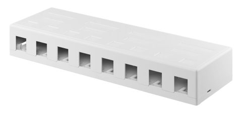 GOOBAY Keystone κυτίο 79426 για 8x θύρες δικτύου, λευκό
