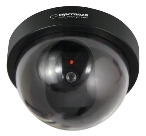 ESPERANZA ψεύτικη κάμερα CCTV ECA101 με LED, μαύρη