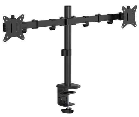BRATECK βάση γραφείου για 2x οθόνες LDT66-C024, 17-32", έως 9kg