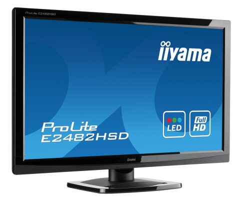 IIYAMA used οθόνη E2482HSD LED, 23.6" 1920x1080, VGA/DVI, Grade B
