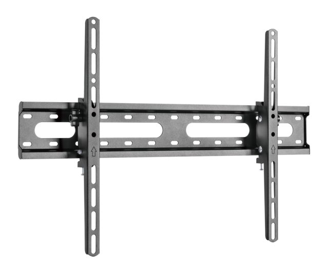 POWERTECH επιτοίχια βάση τηλεόρασης PT-1275, 37-80", έως 45kg, ρυθμιζόμενη κλίση