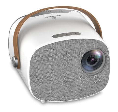 POWERTECH LED βιντεοπροβολέας PT-981, Full HD, 1600mAh, WiFi, λευκός