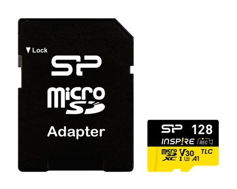 SILICON POWER κάρτα μνήμης microSDXC Inspire, 128GB, UHS-I U3 A1 V30