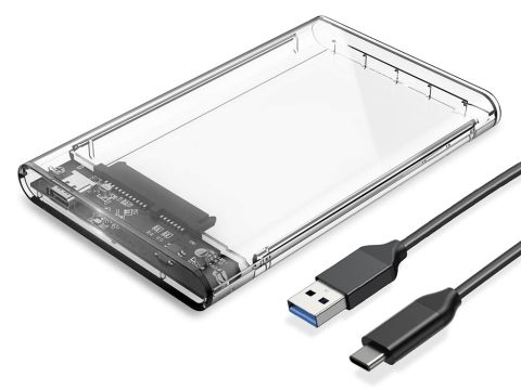 ORICO θήκη για 2.5" SATA HDD/SSD 2139C3, 5Gbps, διάφανη