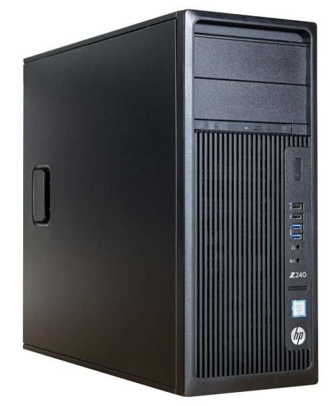 HP WorkStation Z240 MT, Refurbished Grade A Repainted, i5-6600, 16/500GB HDD, DVD-RW, K2200, FreeDOS