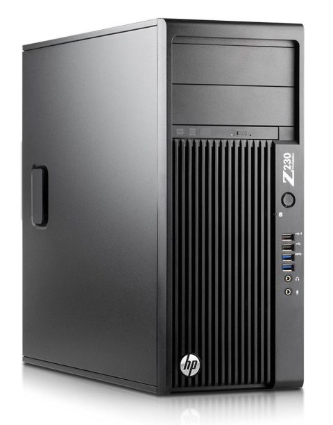 HP WorkStation Z230 MT, Refurbished Grade A Repainted, i5-4590, 16/256GB SSD, DVD-RW, K600, FreeDOS