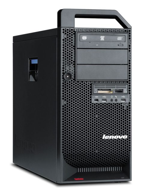 LENOVO WorkStation D20, Refurbished Grade A Repainted, X5650, 12/512GB SSD, DVD, QUADRO 2000, FreeDOS