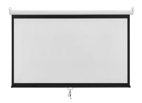 BRATECK οθόνη προβολής projector τοίχου/οροφής ESBA100, 221x124cm, 16:9/100", πτυσσόμενη