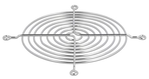 DELOCK σχάρα για 120mm ανεμιστήρα 67308, μεταλλική, ασημί