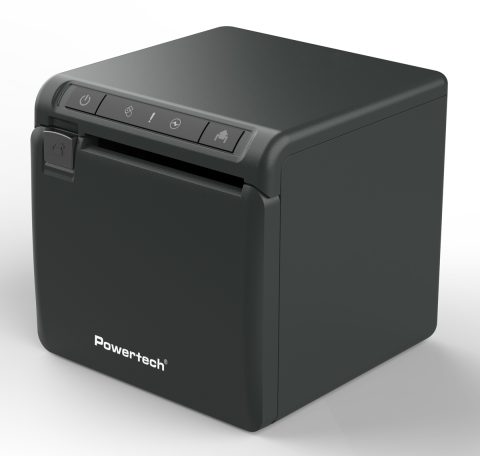 POWERTECH θερμικός εκτυπωτής αποδείξεων PT-1507, USB/Ethernet/Serial, auto cutter, μαύρος