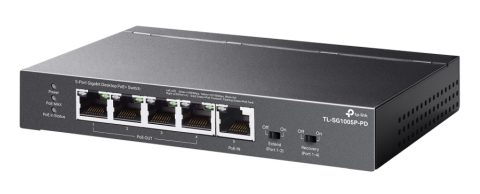 TP-LINK desktop switch TL-SG1005P-PD, 5x Gigabit θύρες, PoE+, UN/1.0