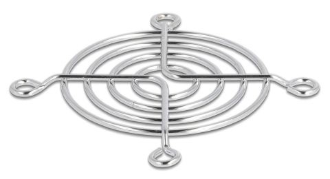 DELOCK σχάρα για 60mm ανεμιστήρα 67305, μεταλλική, ασημί