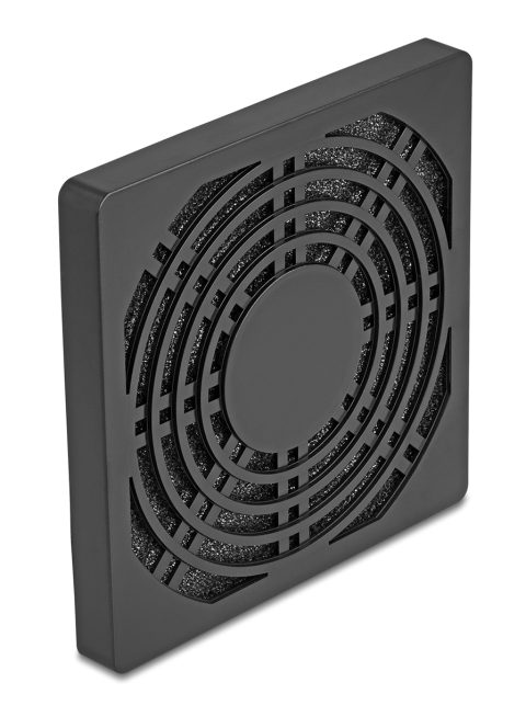 DELOCK σχάρα για 92mm ανεμιστήρα 67312 με φίλτρο σκόνης, πλαστική, μαύρη