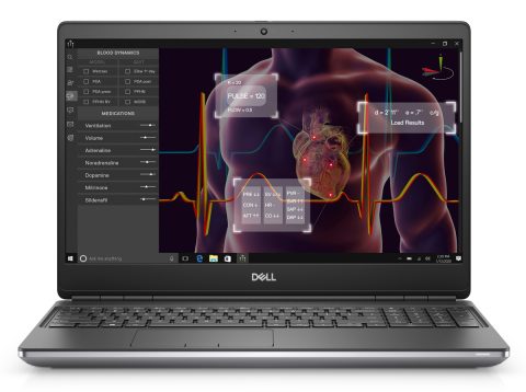 DELL Laptop Precision 7750, Factory Refurbished Grade A, i7-10850H, 32/512GB SSD, 17.3", Cam, Quadro T1000, Windows 11 Pro