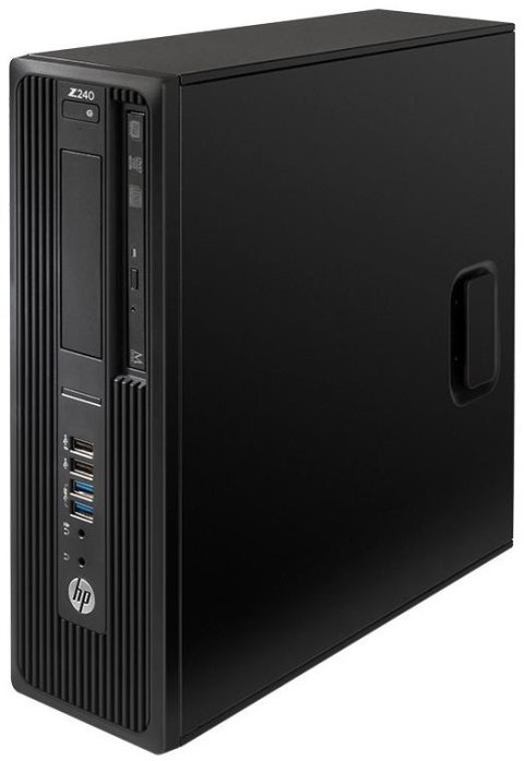 HP Z240 SFF Xeon E3-1245v6 (4-Cores)/8GB/256GB NVMe/DVDRW