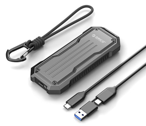 ORICO θήκη για M.2 NVME/NGFF SSD OXS2C3-G2, 10Gbps, γκρι