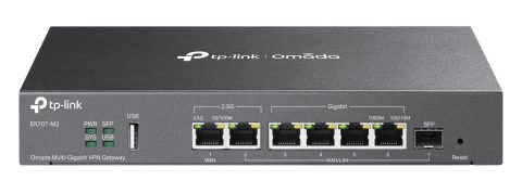 TP-LINK multi-gigabit VPN router ER707-M2, 6x Ethernet port & 1x SFP port, έως 2.5Gbps, Ver. 1.20