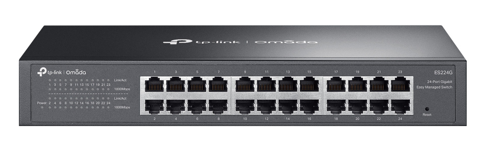 TP-LINK easy managed switch ES224G, 24x Gigabit θύρες, V1.0