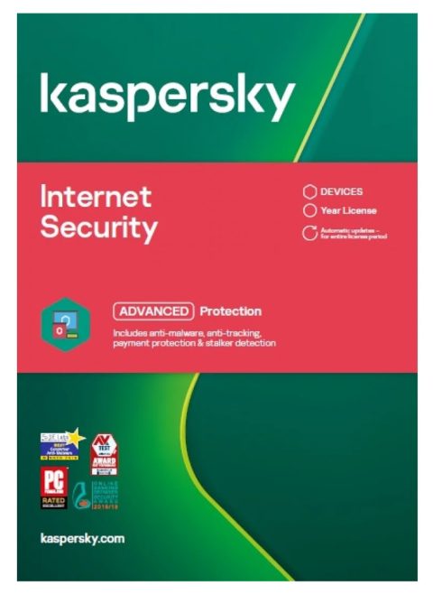 KASPERSKY Internet security Plus ESD, 5 συσκευές, 1 έτος