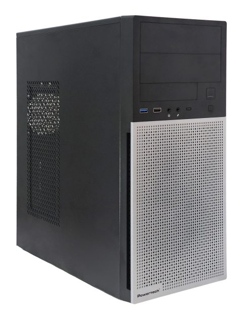 POWERTECH PC Case PT-1563 με 550W PSU, ATX Midi, 376.6x175x408.5mm, μαύρο