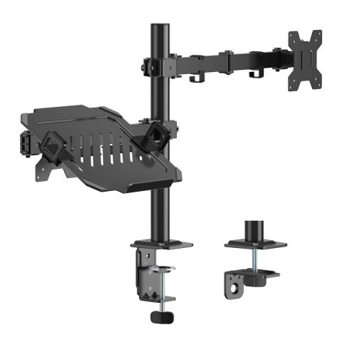 POWERTECH βάση γραφείου οθόνης & laptop PT-1569, 17-32", έως 10kg
