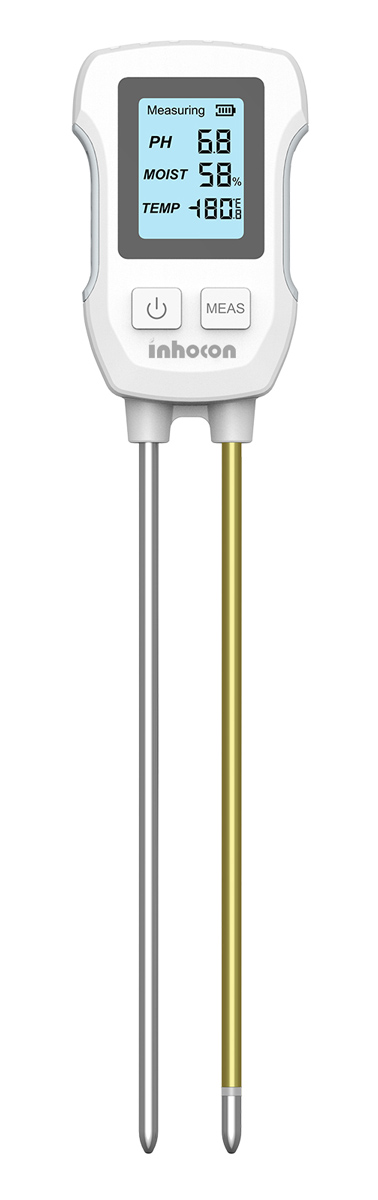 INHOCON 3 σε 1 ψηφιακός μετρητής εδάφους SGS07, PH/υγρασία/θερμοκρασία
